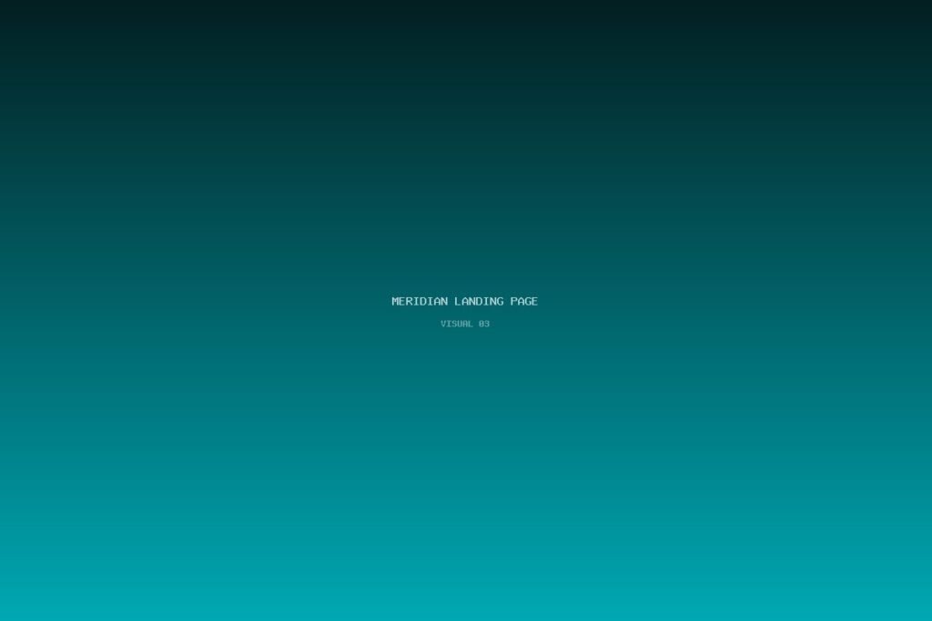 Meridian Landing Page - Visual 3